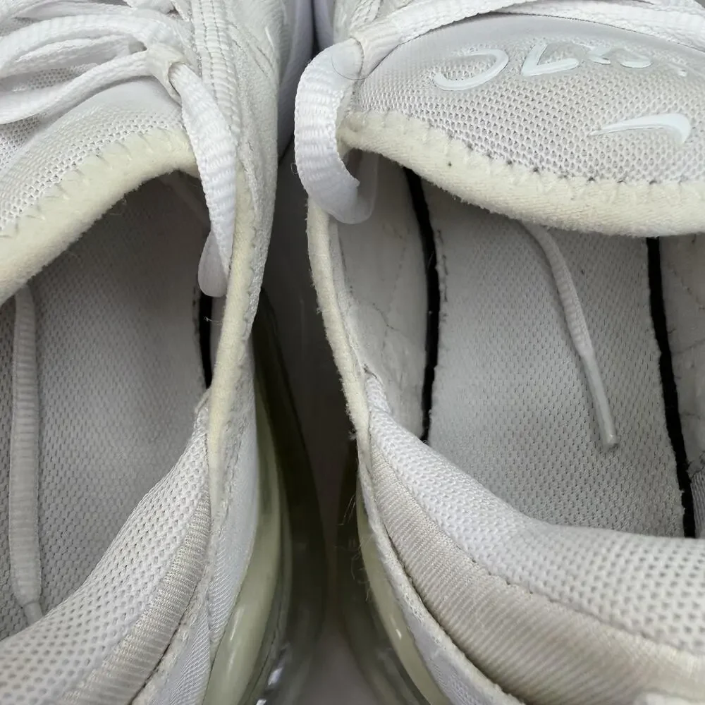 Nike Air Max 270 Shoes Youth Size 4.5Y White Running Sneakers 943345-103